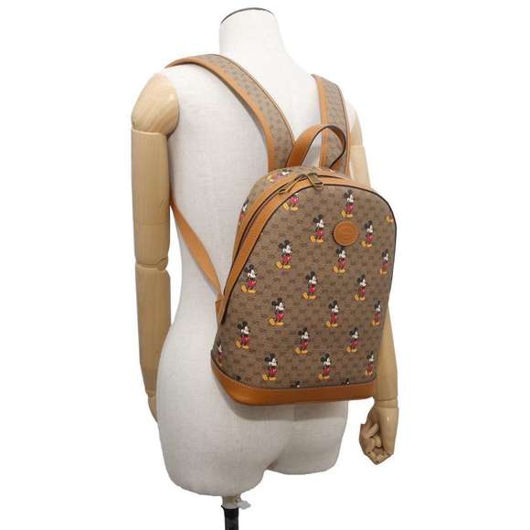 Gucci Mini GG Supreme Mickey Mouse Backpack Small - Picture 4 of 12